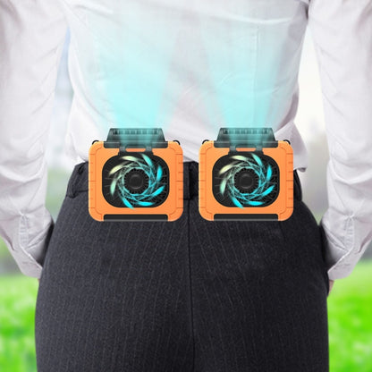 Outdoor Waist-Mounted Lighting Fan Multifunctional Bracket Hanging Neck Fan, F006, F006 (Pink), F006 (Yellow), F006 (Grass Green), F006 (Orange), F006 (Blue)