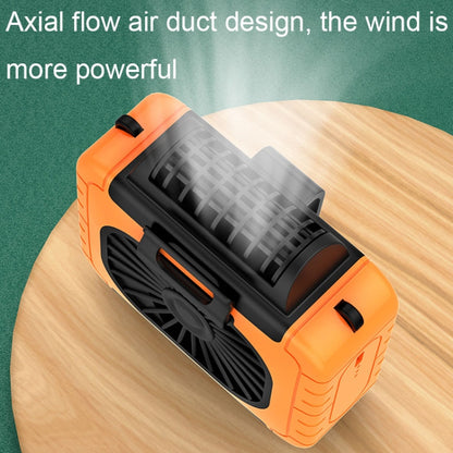 Outdoor Waist-Mounted Lighting Fan Multifunctional Bracket Hanging Neck Fan, F006, F006 (Pink), F006 (Yellow), F006 (Grass Green), F006 (Orange), F006 (Blue)