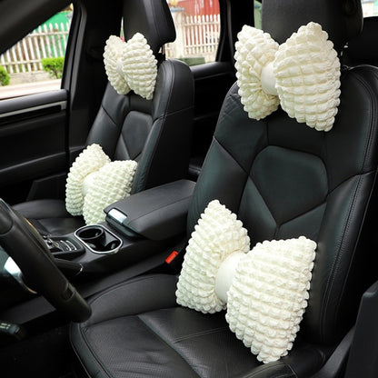 Car Seat Breathable And Comfortable Puff Pillow Upholstery, Headrest Beige, Lumbar Pillow Beige, Headrest Beige Brown, Lumbar Pillow Beige Brown, Headrest Black, Lumbar Pillow Black, Headrest Pink, Lumbar Pillow Pink