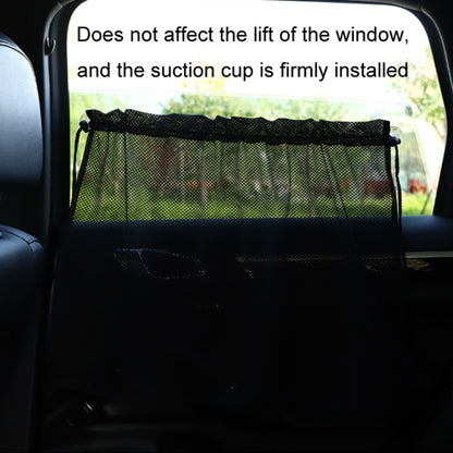 2pcs Car Curtain Sun Protection Mesh Suction Cup Sunshade