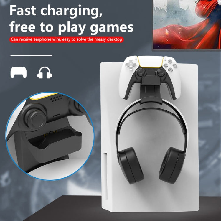 iplay HBP-293 For PS5 Suspension Handle Charging Seat Headphone Storage Hook Game Console Hanger, HBP-293