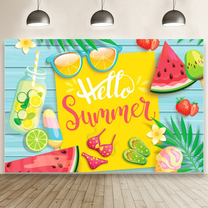 80x120cm Summer Pool Party Decoration Backdrop Swimming Ring Photography Background Cloth