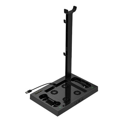 Iplay HBX-274 for Xbox Series X Host Multifunctional Heat Dissipation Base with Gamepad Double Charger