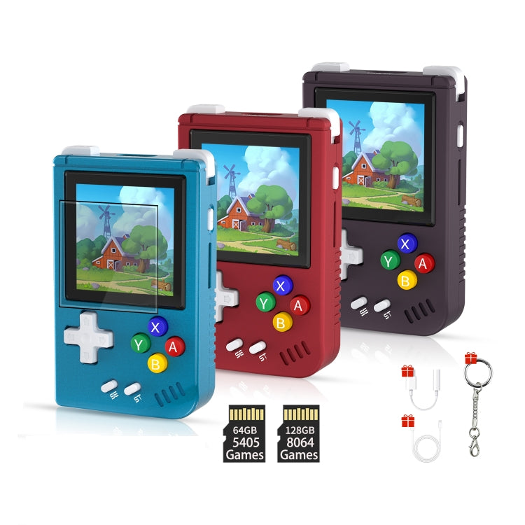 ANBERNIC RG Nano  1.54-Inch IPS Linux System Classic Pocket Retro Game Console, 64G 8000 Games, 128G 5000 Games