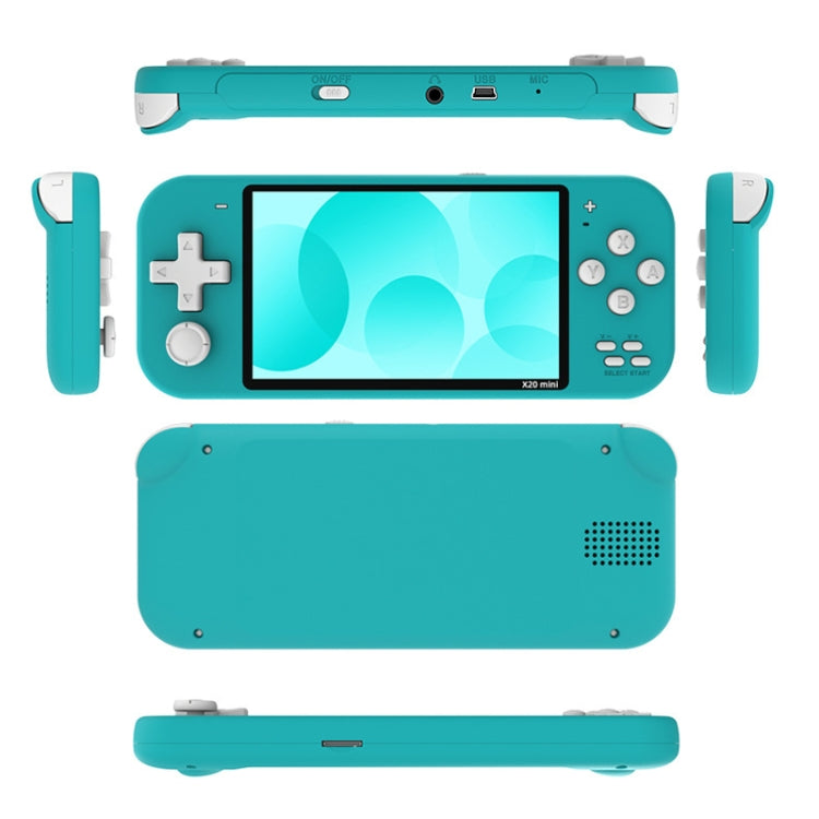 Nostalgic Street Fighter FC Handheld Video Game Console, Blue, Green, Gray, Yellow