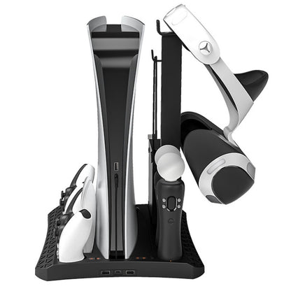 iplay HBP-270 For Sony PS5 Multifunctional Host Heat Dissipation Charging Base with Storage Rack, HBP-270