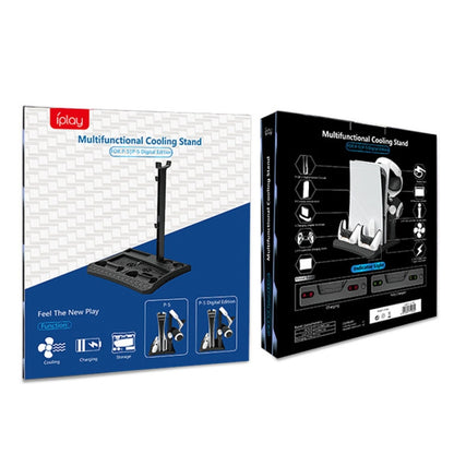 iplay HBP-270 For Sony PS5 Multifunctional Host Heat Dissipation Charging Base with Storage Rack, HBP-270