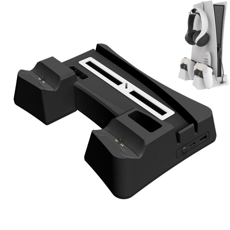 Iplay HBP-351 For Sony PS5 Digital Version Host Cooling Base Bracket Multifunctional Handle Charging Stand, HBP-351