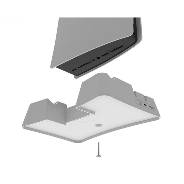 Iplay HBP-351 For Sony PS5 Digital Version Host Cooling Base Bracket Multifunctional Handle Charging Stand, HBP-351