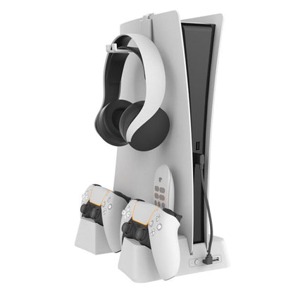 Iplay HBP-351 For Sony PS5 Digital Version Host Cooling Base Bracket Multifunctional Handle Charging Stand, HBP-351