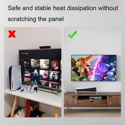 Iplay HBP-393 For Sony PS5 Optical Drive / Digital Version Host Horizontally Placed Bracket With Disc Slot