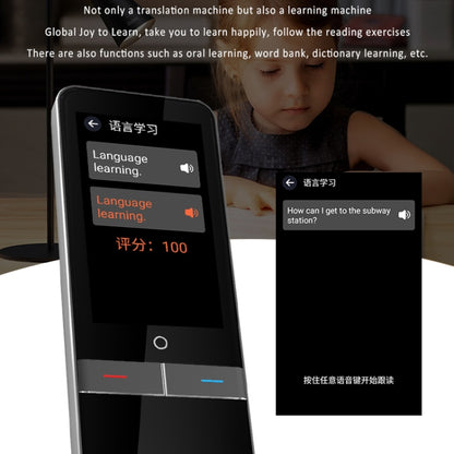 F6 Translation Machine 139 Languages Interpreted Online Translation 14 Camera Translator Recording Contemporary Interpretation, F6 (Black), F6 (Royal Blue)