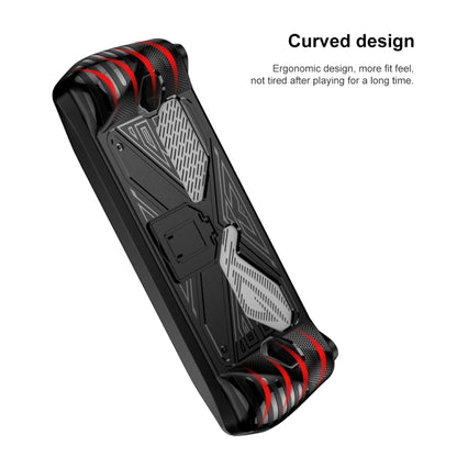 For Asus ROG Ally Game Console TPU Soft Cover With Holder Bracket, TPU Black, TPU White