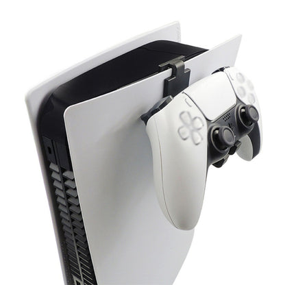 iplay HBP-266 For Sony PS5 Game Console Headphone Storage Side Rack Gamepad Hanger, White, Black