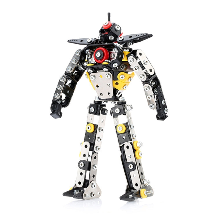 High Difficulty Assembly Building Block Toys Handmade Assembly Robot Metal Model, Humanoid, Spider, Walking Human