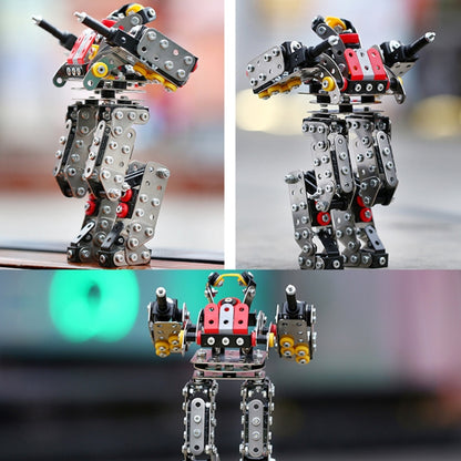 High Difficulty Assembly Building Block Toys Handmade Assembly Robot Metal Model, Humanoid, Spider, Walking Human