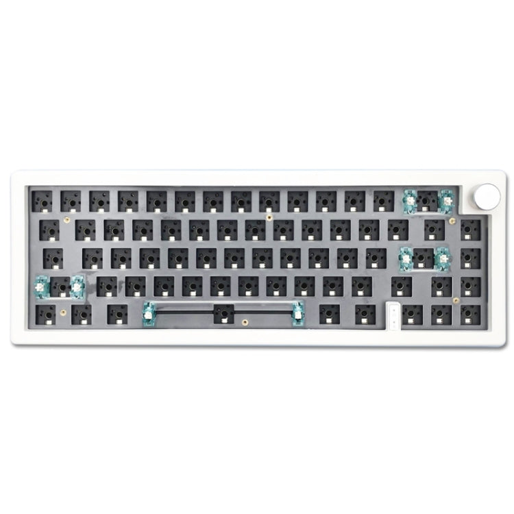 67 Keys Three-mode Customized DIY With Knob Mechanical Keyboard Kit Supports Hot Plug RGB Backlight, White, Black, Claret, Purple, Green, Blue