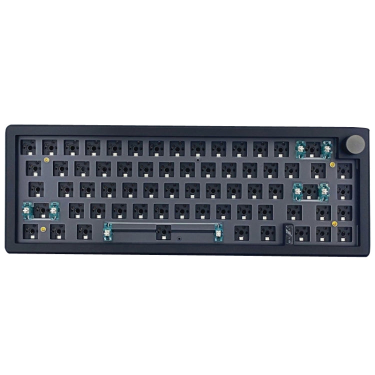 67 Keys Three-mode Customized DIY With Knob Mechanical Keyboard Kit Supports Hot Plug RGB Backlight, White, Black, Claret, Purple, Green, Blue