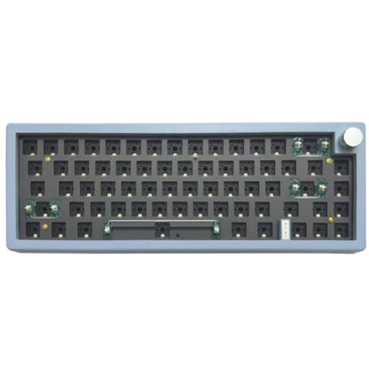 67 Keys Three-mode Customized DIY With Knob Mechanical Keyboard Kit Supports Hot Plug RGB Backlight, White, Black, Claret, Purple, Green, Blue
