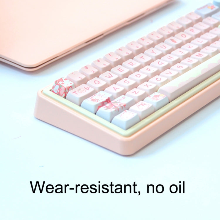 148 Keys MDA Height 5-sided Heat Rise PBT Mechanical Keyboard Keycaps, 148 Keys Blue, 148 Keys Green