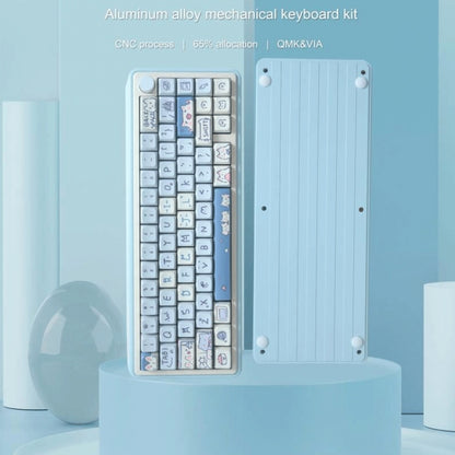 148 Keys MDA Height 5-sided Heat Rise PBT Mechanical Keyboard Keycaps, 148 Keys Blue, 148 Keys Green