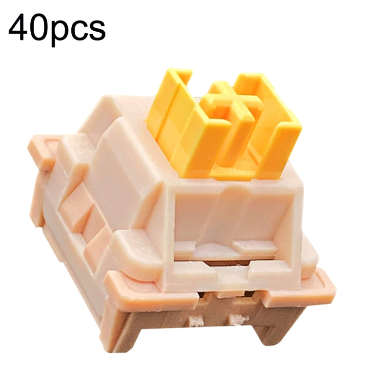 40pcs Customized Hot Swap Mechanical Keyboard 3Pin Shaft, 40pcs Panda Paragraphs Shaft, 40pcs Silver Shaft, 40pcs Peach Linear Mute Shaft, 40pcs Paragraph Mute Shaft, 40pcs Marine Silent Shaft, 40pcs Crystal Dust Shaft