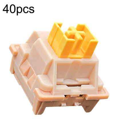 40pcs Customized Hot Swap Mechanical Keyboard 3Pin Shaft, 40pcs Panda Paragraphs Shaft, 40pcs Silver Shaft, 40pcs Peach Linear Mute Shaft, 40pcs Paragraph Mute Shaft, 40pcs Marine Silent Shaft, 40pcs Crystal Dust Shaft