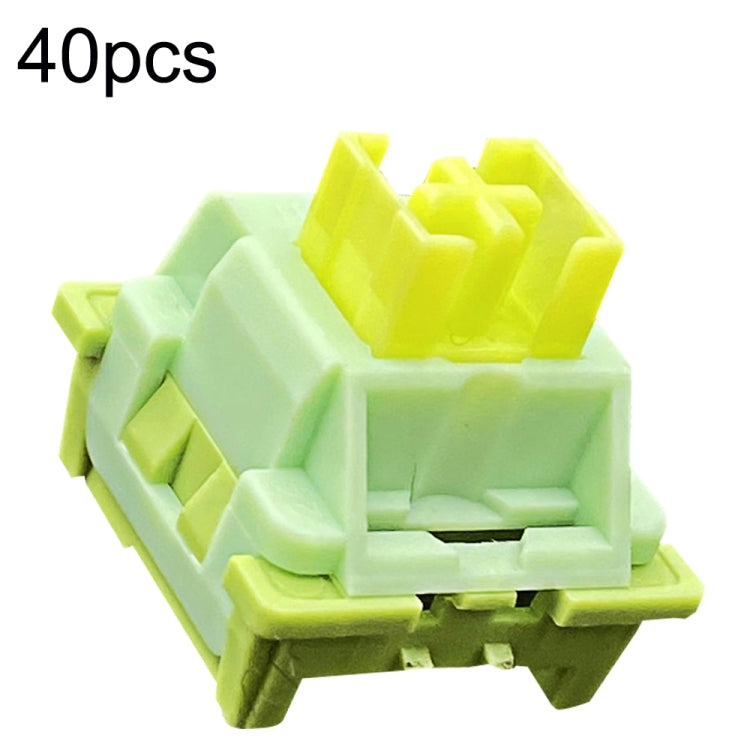 40pcs Customized Hot Swap Mechanical Keyboard 3Pin Shaft, 40pcs Panda Paragraphs Shaft, 40pcs Silver Shaft, 40pcs Peach Linear Mute Shaft, 40pcs Paragraph Mute Shaft, 40pcs Marine Silent Shaft, 40pcs Crystal Dust Shaft