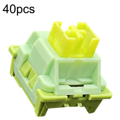 40pcs Customized Hot Swap Mechanical Keyboard 3Pin Shaft, 40pcs Panda Paragraphs Shaft, 40pcs Silver Shaft, 40pcs Peach Linear Mute Shaft, 40pcs Paragraph Mute Shaft, 40pcs Marine Silent Shaft, 40pcs Crystal Dust Shaft