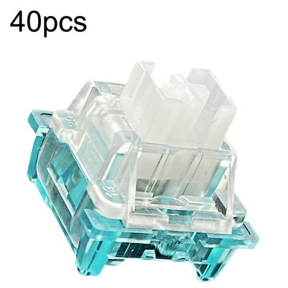 40pcs Customized Hot Swap Mechanical Keyboard 3Pin Shaft, 40pcs Panda Paragraphs Shaft, 40pcs Silver Shaft, 40pcs Peach Linear Mute Shaft, 40pcs Paragraph Mute Shaft, 40pcs Marine Silent Shaft, 40pcs Crystal Dust Shaft