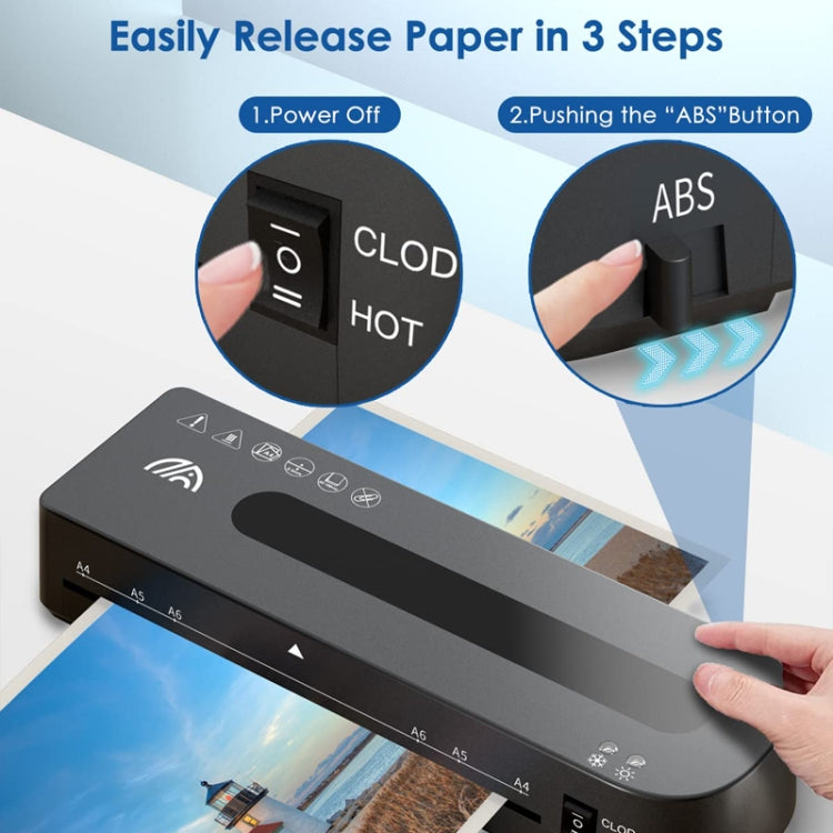 FN333 A4 Photo Laminating Machine With Hot And Cold Mode, Set 1, Set 2, Set 3, Set 4