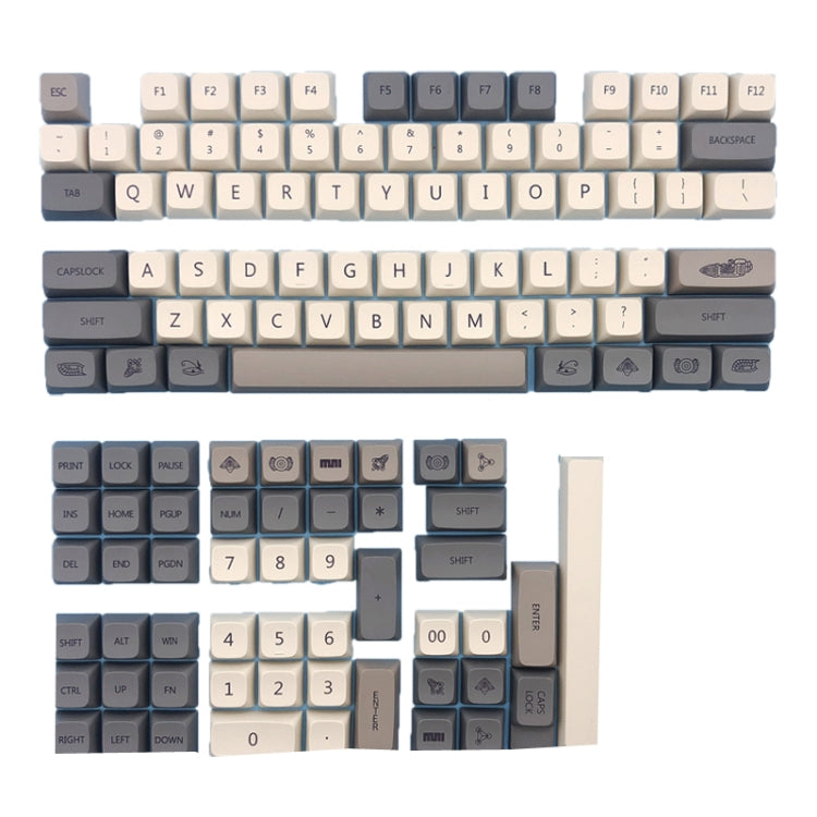 Sublimation Mechanical Keyboard PBT Keycaps, Micromio 125 Keys, Matcha 124 Keys, Bee Milk 140 Keys, Plastic 128 Keys, Planet 126 Keys, Revelation 125 Keys, Fandai 126 Keys, Bubble 127 Keys