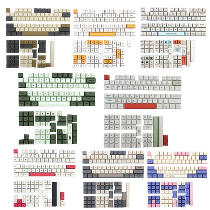 Sublimation Mechanical Keyboard PBT Keycaps, Micromio 125 Keys, Matcha 124 Keys, Bee Milk 140 Keys, Plastic 128 Keys, Planet 126 Keys, Revelation 125 Keys, Fandai 126 Keys, Bubble 127 Keys