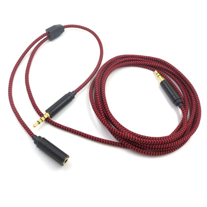 3.5mm Voice Party Live Recording Audio Cable Mobile Game Projection Computer Chat Link Cable, ZS0203 Black, ZS0203 Red Black
