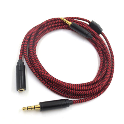 3.5mm Voice Party Live Recording Audio Cable Mobile Game Projection Computer Chat Link Cable, ZS0203 Black, ZS0203 Red Black
