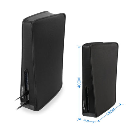 For PS5 Host Waterproof Dustproof Protective Cover Compatible With Digital Optical Drive Version, For PS5 (Black)