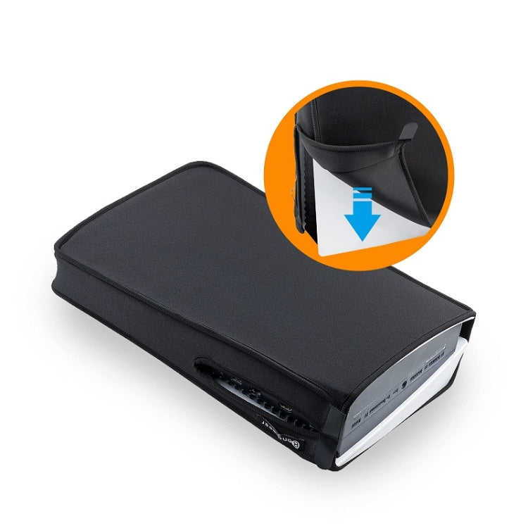 For PS5 Host Waterproof Dustproof Protective Cover Compatible With Digital Optical Drive Version, For PS5 (Black)