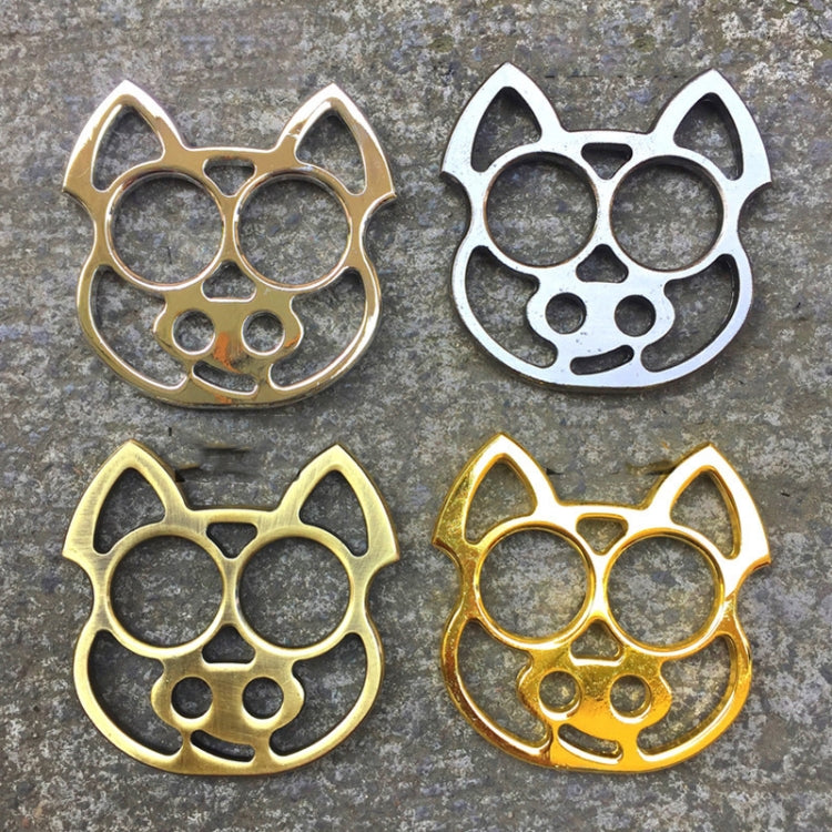 2pcs Cartoon Pig Self-Defense KeyChain Fist Gloves Finger Buckle Emergency Window Breaker, Cartoon Pig(Black), Cartoon Pig(Gold), Cartoon Pig(Silver)