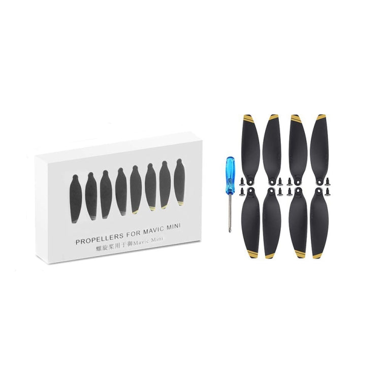For DJI Mavic Mini 4726F Wing Propeller Blade Drone Accessories, 2pairs Orange Edge, 4pairs Orange Edge, 2pairs Silver Edge, 4pairs Silver Edge, 2pairs Golden Edge, 4pairs Golden Edge