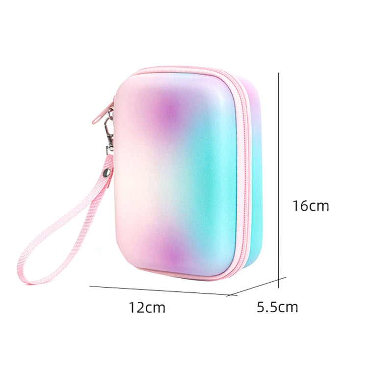 For FUJIFILM Instax Mini EVO / Link2 Printer Hard Shell EVA Storage Bag, Gradient Color