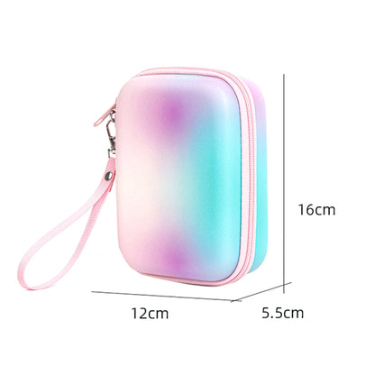 For FUJIFILM Instax Mini EVO / Link2 Printer Hard Shell EVA Storage Bag, Gradient Color