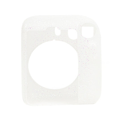 For Fujifilm Instax Mini 12 Soft Shell Camera Bag Storage Silicone Case, Glitter Pink