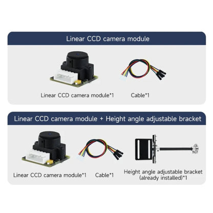 Yahboom Single Column CCD Camera Module Linear Array Sensor, TSL1401, TSL1401+Bracket