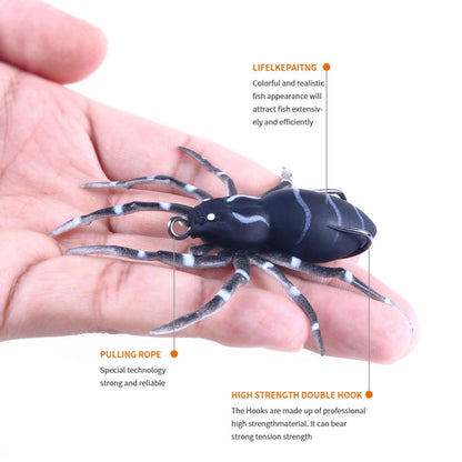 HENGJIA 8cm 7g Lua Spider Soft Bait Bionic Mimic Bait, 1, 2, 3, 4, 5, 5 Colors