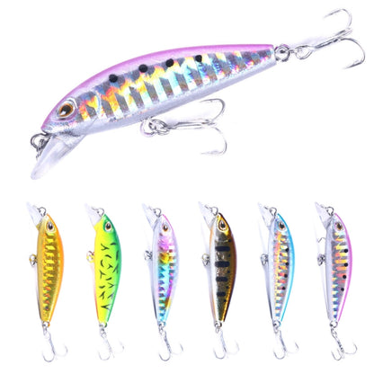 HENGJIA 5.5cm 6.6g Mino Luya Fake Bait Long Casting Sinking Bionic Lure, MI503 (5), MI503 (6), MI503 (1), MI503 (2), MI503 (3), MI503 (4)
