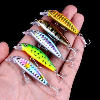 HENGJIA 5.5cm 6.6g Mino Luya Fake Bait Long Casting Sinking Bionic Lure, MI503 (5), MI503 (6), MI503 (1), MI503 (2), MI503 (3), MI503 (4)