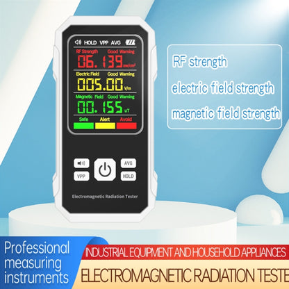 Electromagnetic Radiation Detector High Frequency Radiation Detector, VT-ER1 White