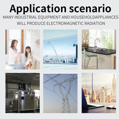 Electromagnetic Radiation Detector High Frequency Radiation Detector, VT-ER1 White