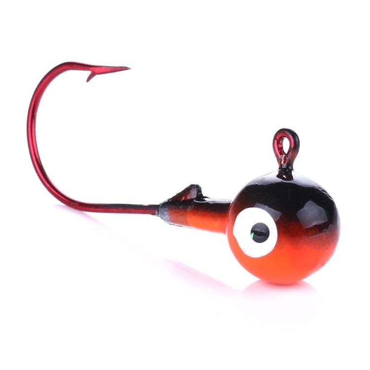 HENGJIA 5colors/set Lua Lead Head Hook Set Colorful Fish Hook Set, 7g, 10.5g
