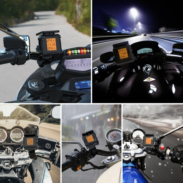 Solar Motorcycle Tire Pressure Monitor Color Screen High Precision Sensor, M8, M9